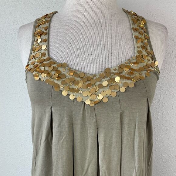 NWT Mac & Jac Khaki Mix Tank Top Size XS - Picture 2 of 9